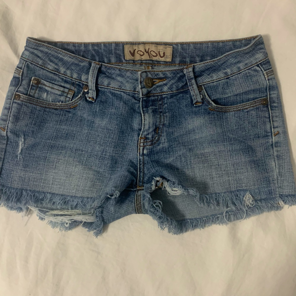 Y2K Low Rise Denim Shorts